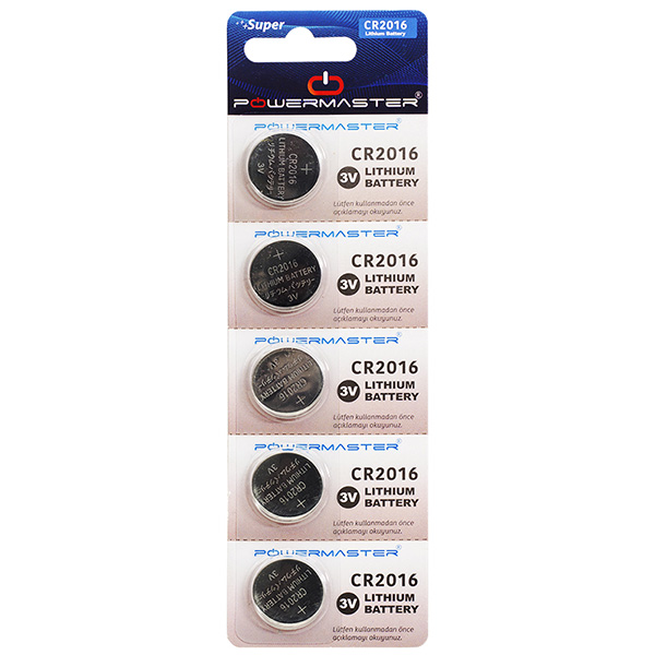 HUANQIU CR2016 3 VOLT LİTYUM PARA PİL (5Lİ PAKET) (81)