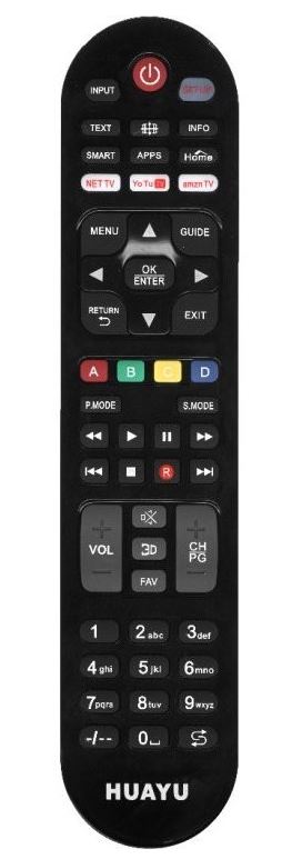 HUAYU KL URC1517 NETFLIX-YOUTUBE-AMAZON TUŞLU LCD LED TV UNIVERSAL KUMANDA