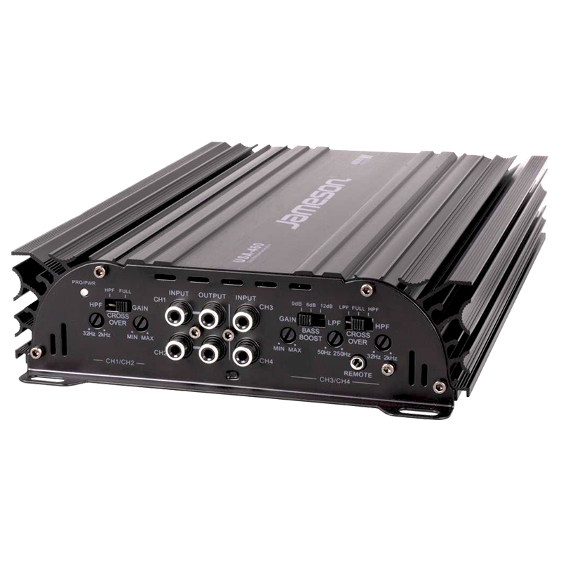 JAMESON USA-460 4 KANAL 4000 WATT OTO ANFİ (BASS KONTROLLÜ)