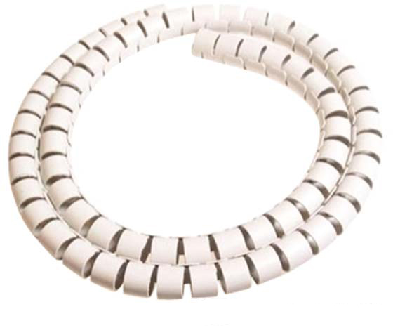 KABLO TOPLAYICI SPİRAL 22MM BEYAZ (1 MT FİYAT)