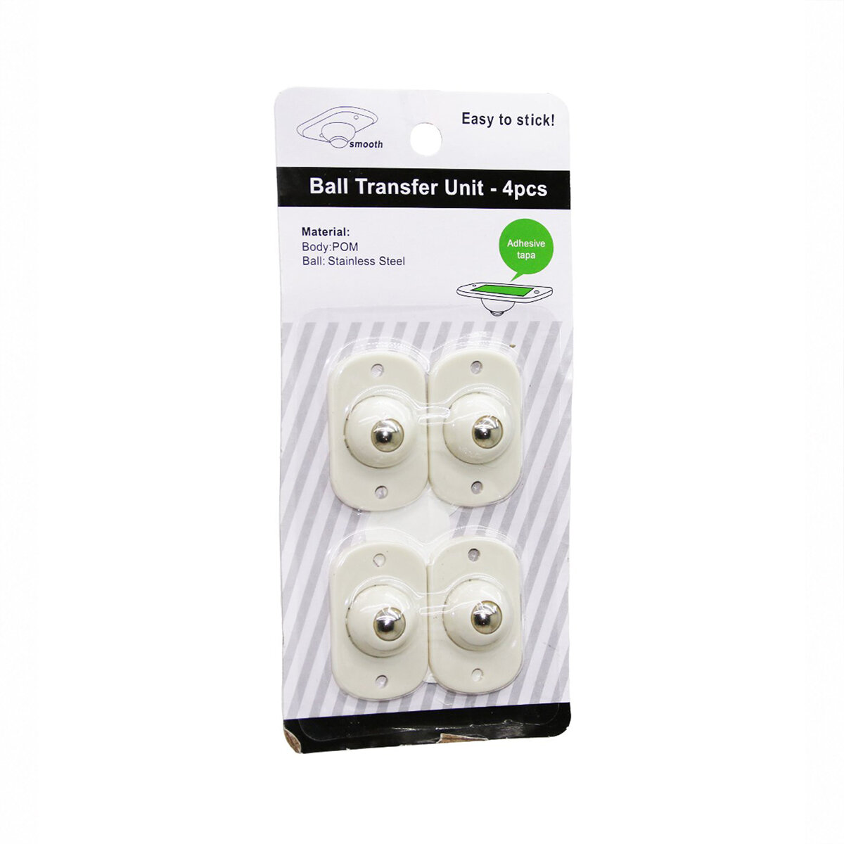KARTELALI 4PCS TEK BİLYA TEKERLEKLİ MOBİLYA EŞYA TAŞIMA APARATI 360° 8KG TAŞIMA KAPASİTE