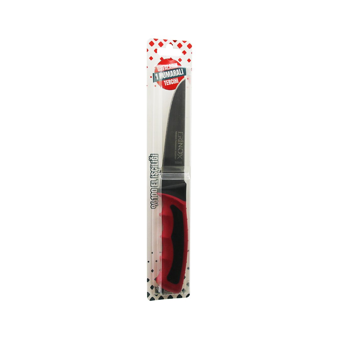 KASAP ET BIÇAK - KURBAN SOFT ÇİFT BASKI RENKLİ PLASTİK SAPLI