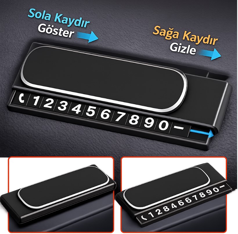 Kayar Kapaklı Torpido Üstü Fosforlu Numaratör