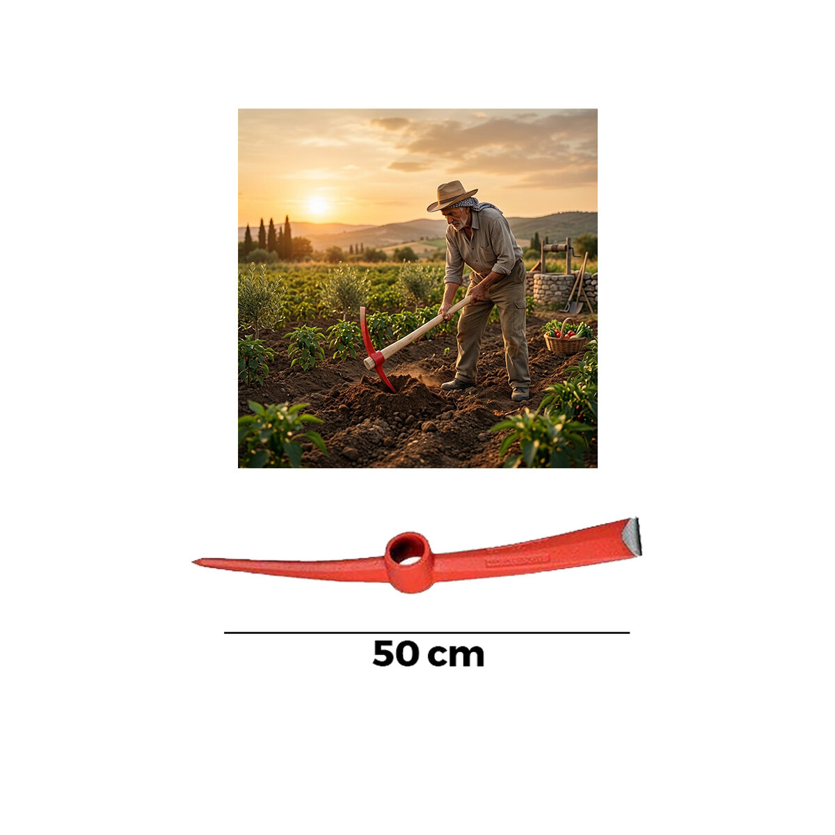 KAZMA ÇELİK 50CM