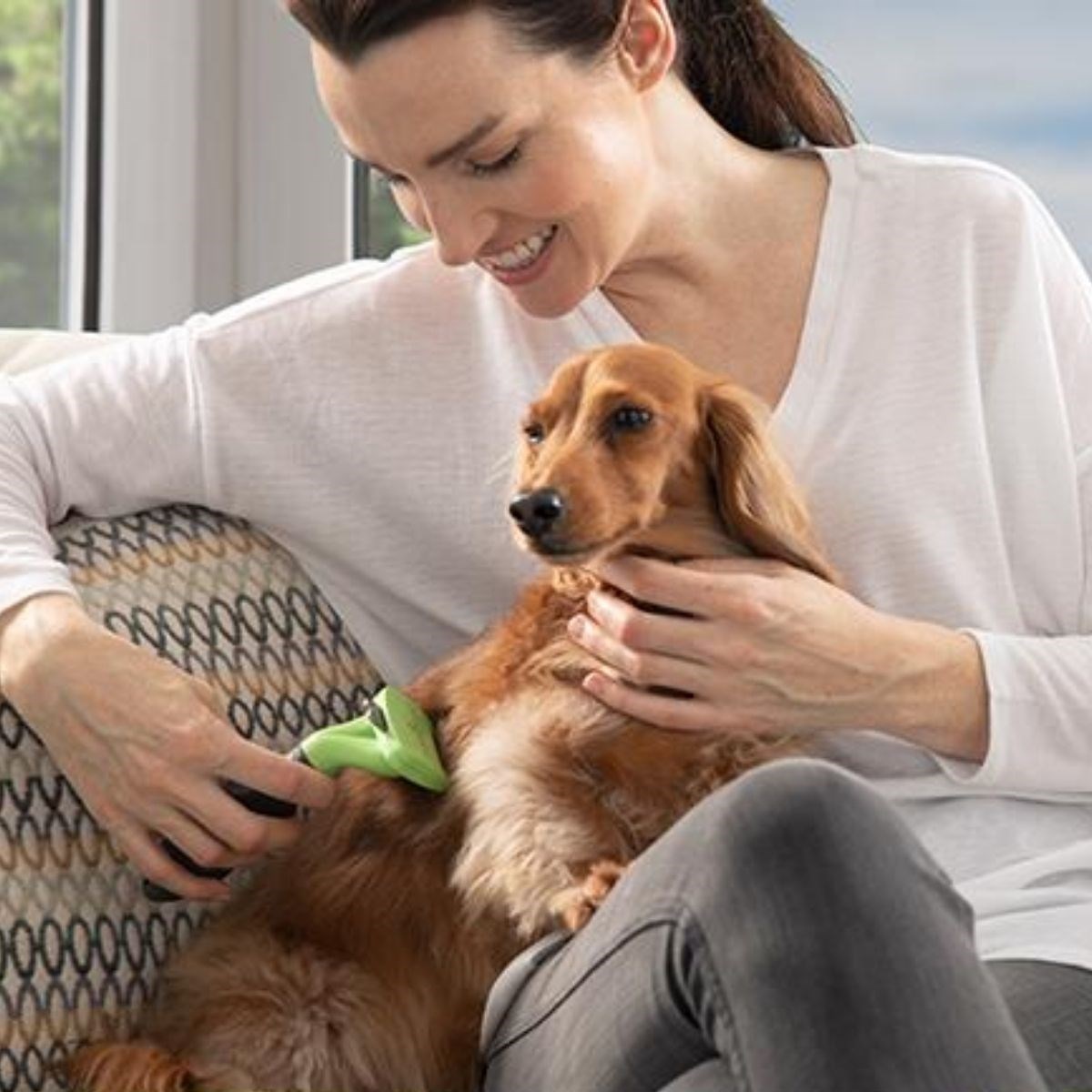 Kedi ve Köpekler İçin Uzun Tüylü Köpek Tarağı Tüy Toplayıcı tarak Small