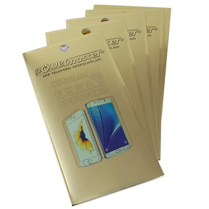 KIRILMAZ CEP TELEFONU EKRAN KORUYUCU IPHONE 5G/S ROSE GOLD ÖN ARKA