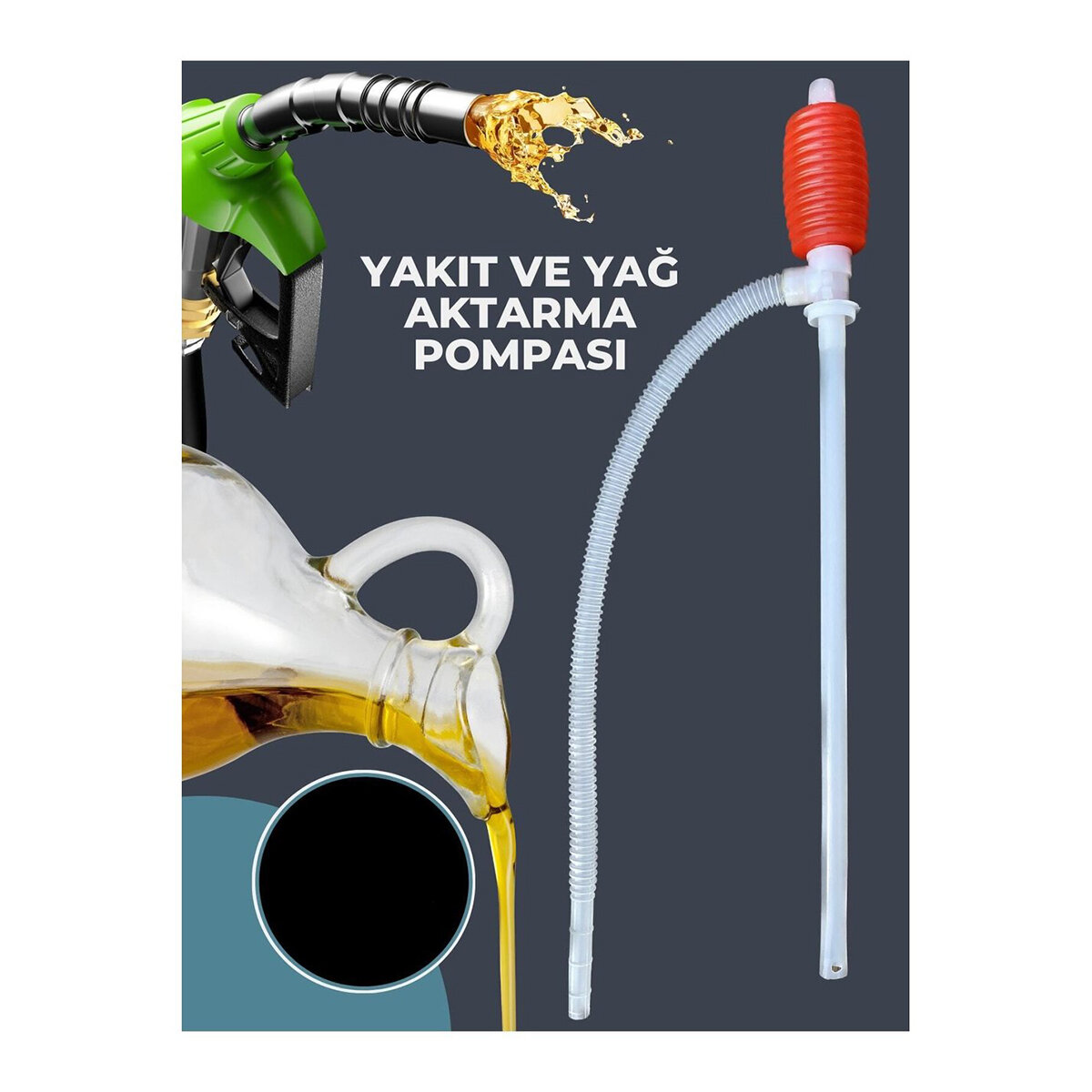 KÜÇÜK BOY PLASTİK MAZOT POMPASI - SU POMPASI