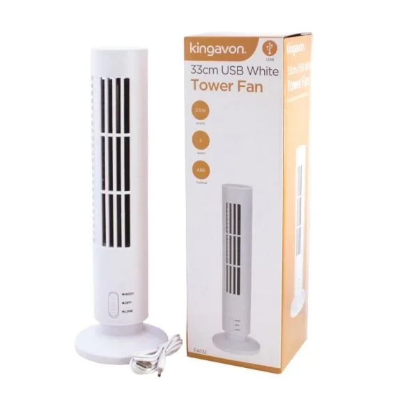 Kule Tipi USB Elektrik Fan Yapraksız Klima Fanı