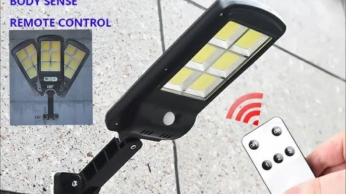 LED Solar Güneş Enerjili Bahçe Sokak Aydınlatma Işığı