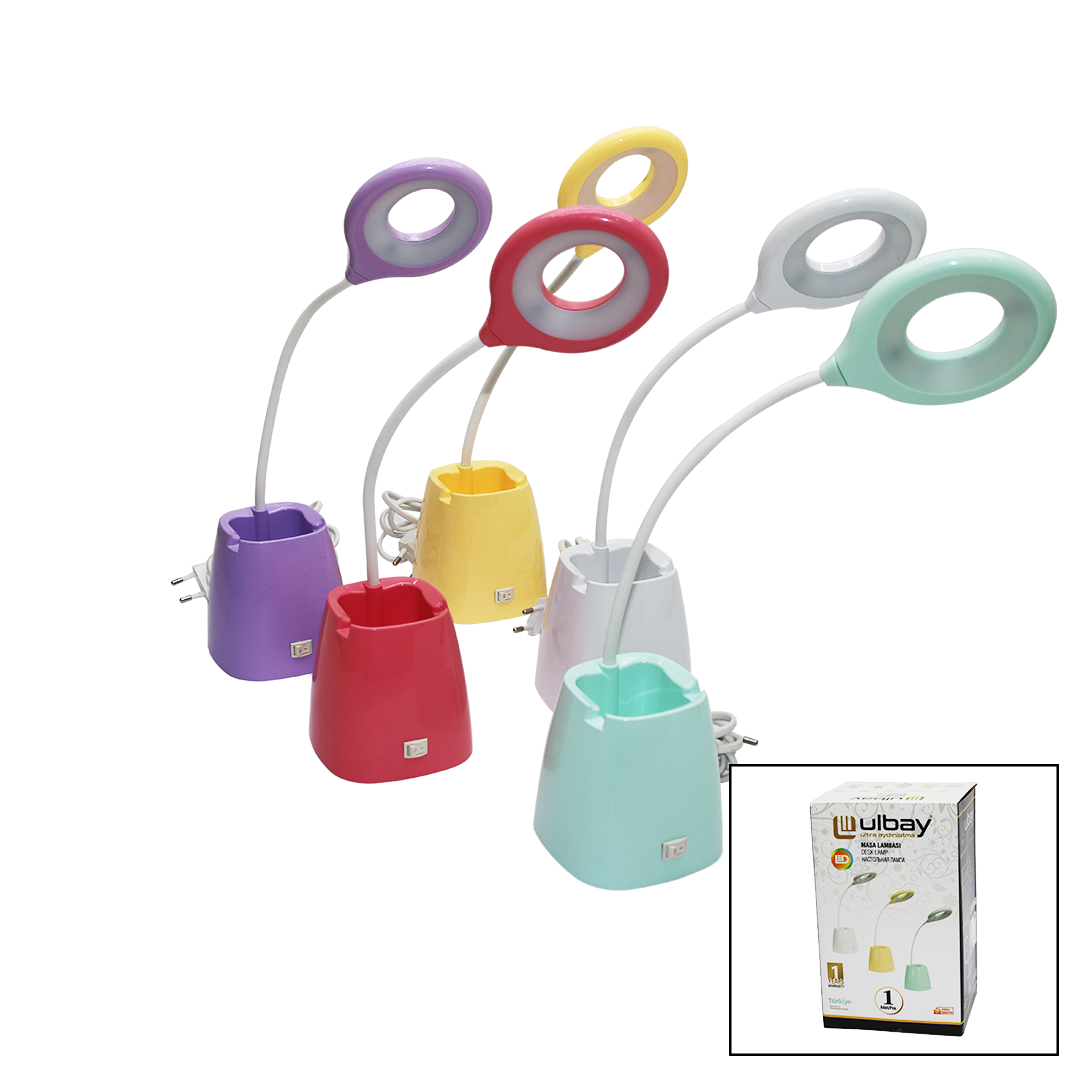 LEDLİ KALEMLİKLİ  MASA LAMBASI