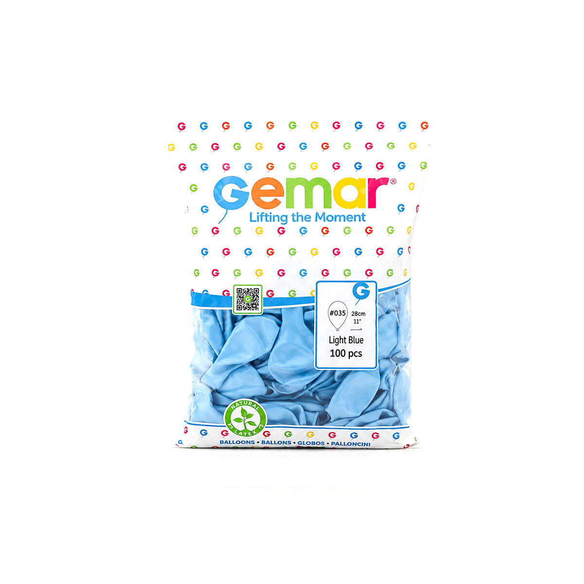 METALİK - AÇIK MAVİ BALON 11 INC - 28CM - 100PCS