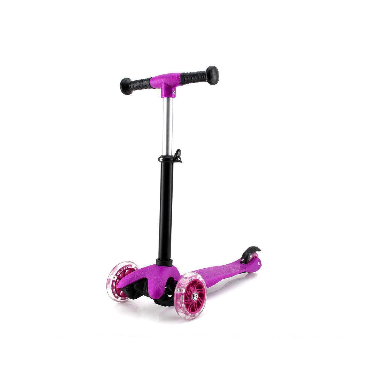 MINI SCOOTER RIDEN SHINE IŞIKLI SCOOTER 55X57-64-71CM FOSFORLU RENKLİ +2 YAŞ - 40KG MAX TAŞIMA HERHANGİ BİR RENK GÖNDERİLİR