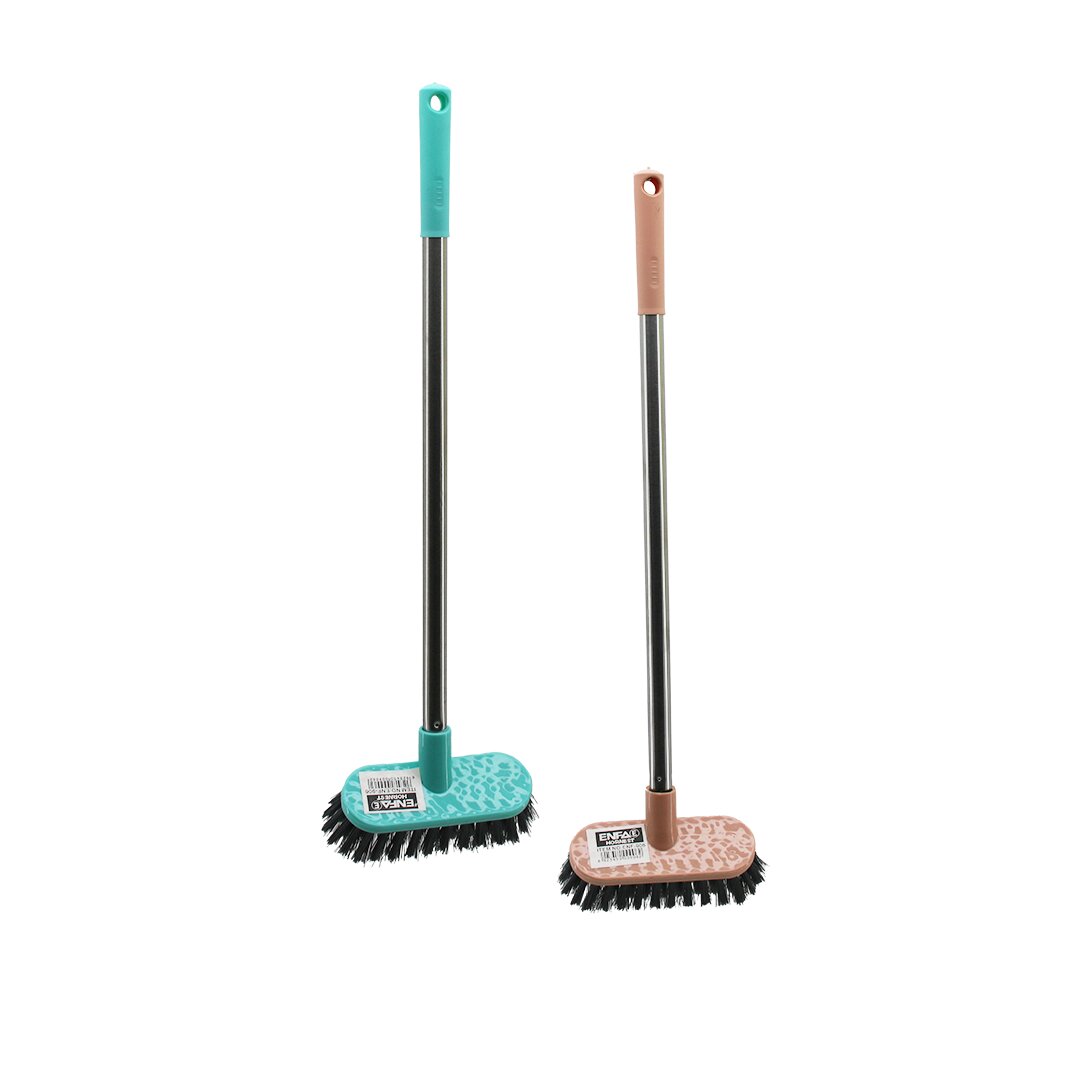 MİNİ TEMİZLİK FIRÇASI  ORTA SERT KILLAR   METAL SAPLI=40CM - 4.5X12.5CM