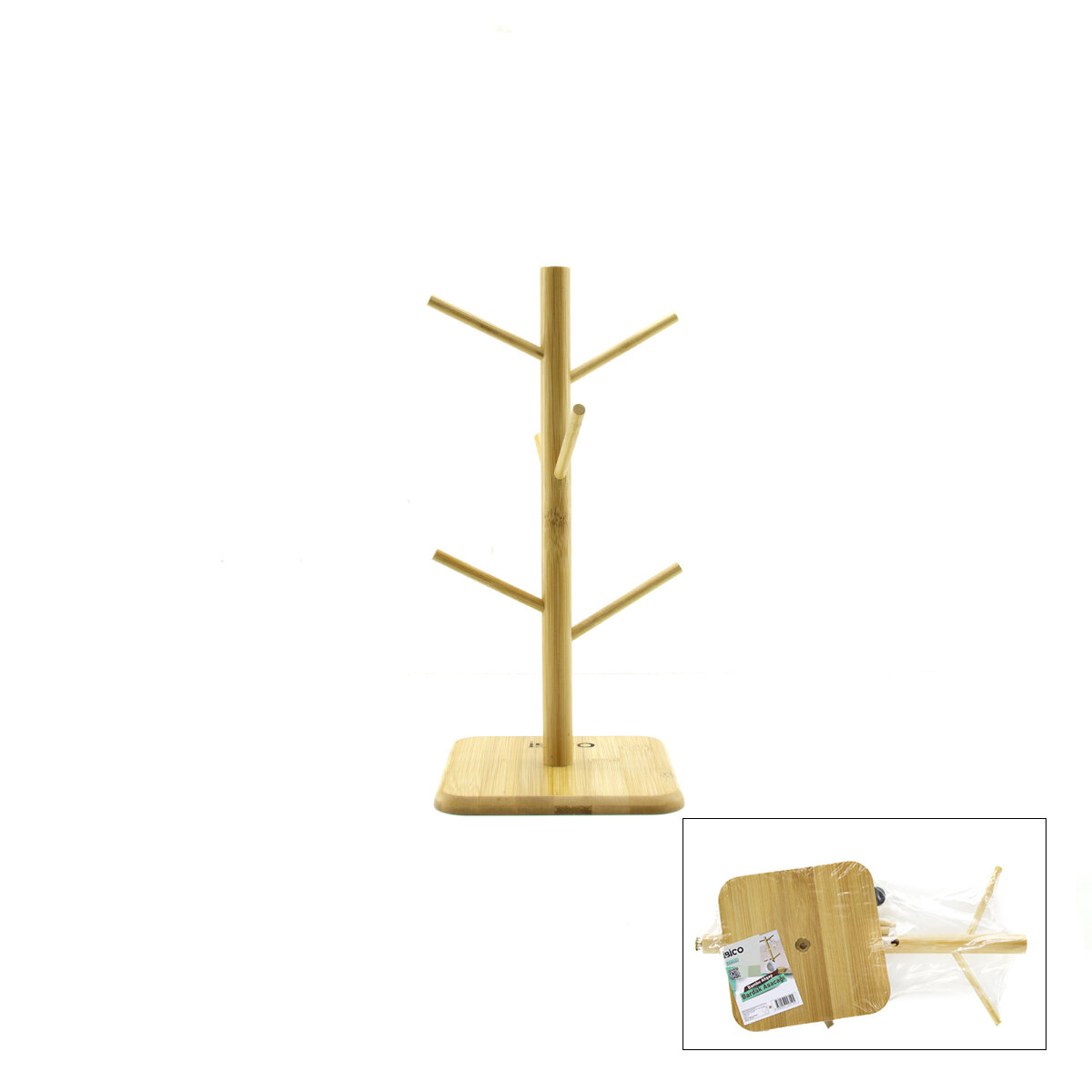 MİX ALTLIK =YUVARLAK - KARE BARDAK - FİNCAN ASACAK BAMBU - AHŞAP 35CM