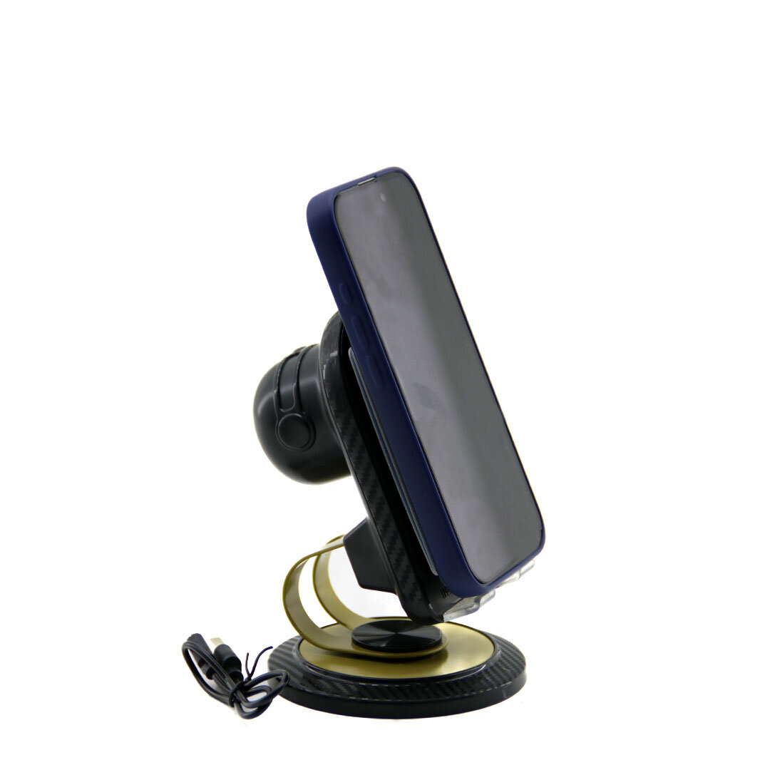 MOBILE PHONE 2IN1 BT SPEAKER HOPARLÖR = 5W ŞARJLI - MASA ÜSTÜ TELEFON TUTACAK = 360° DÖNEN STAND - OYNAR METAL AYAK