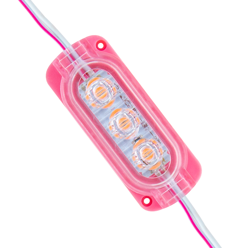MODÜL LED 12V 0.6W PEMBE 2835 65 X 25MM IP65 120LM 160 DERECE