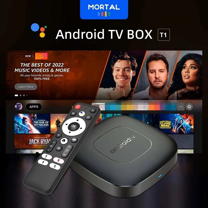 Mortal T1.Android Tv Box 2gb Ram -16 gb Hafıza Android 12 Tvbox