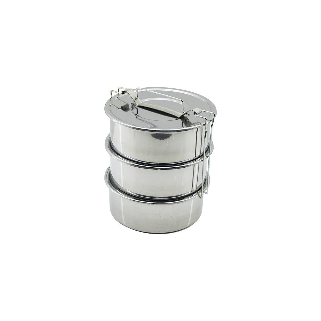 NO-18CM 3LÜ METAL SEFER TASI DERİNLİK : 6.5CM TAŞIMA KULP=BAĞLAMA KANCALI