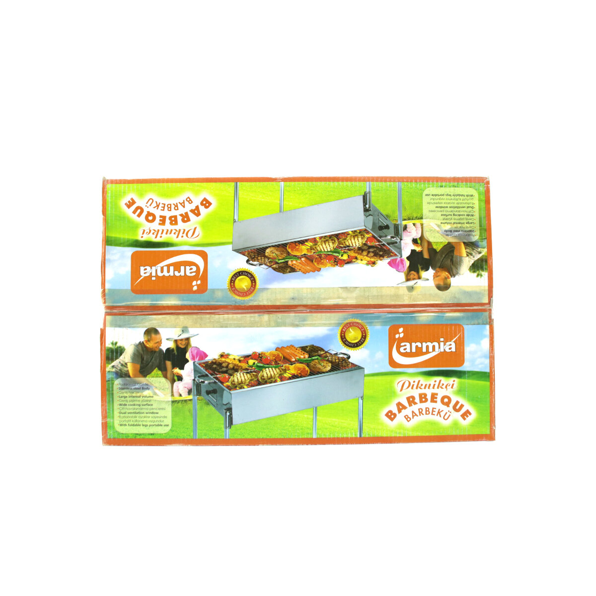 PASLANMAZ MANGAL PORTATİF AYAKLI - STANDLI 70CM