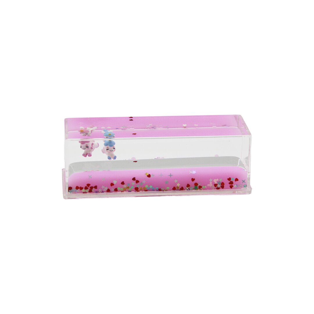PEMBE SU HAYVAN - YILDIZ D.GEN MİKA YÜZEN BATMAYAN DEKORATİF BİBLO AKVARYUM4.7X13.6X4.5CM