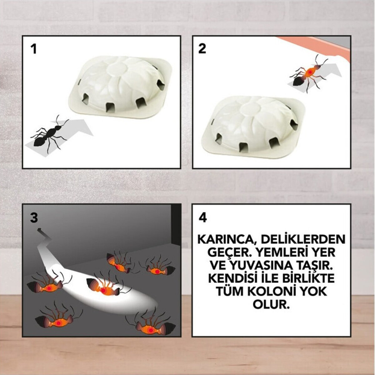 RAİD 2 PARÇA  KARINCA YEMİ