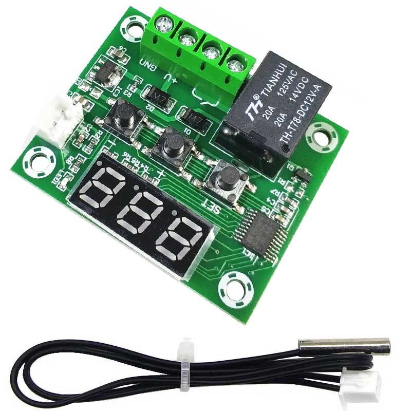 RÖLE ÇIKIŞLI DİJİTAL KULUÇKA TERMOSTATI - SICAKLIK KONTROL KARTI TH-T78 (81)