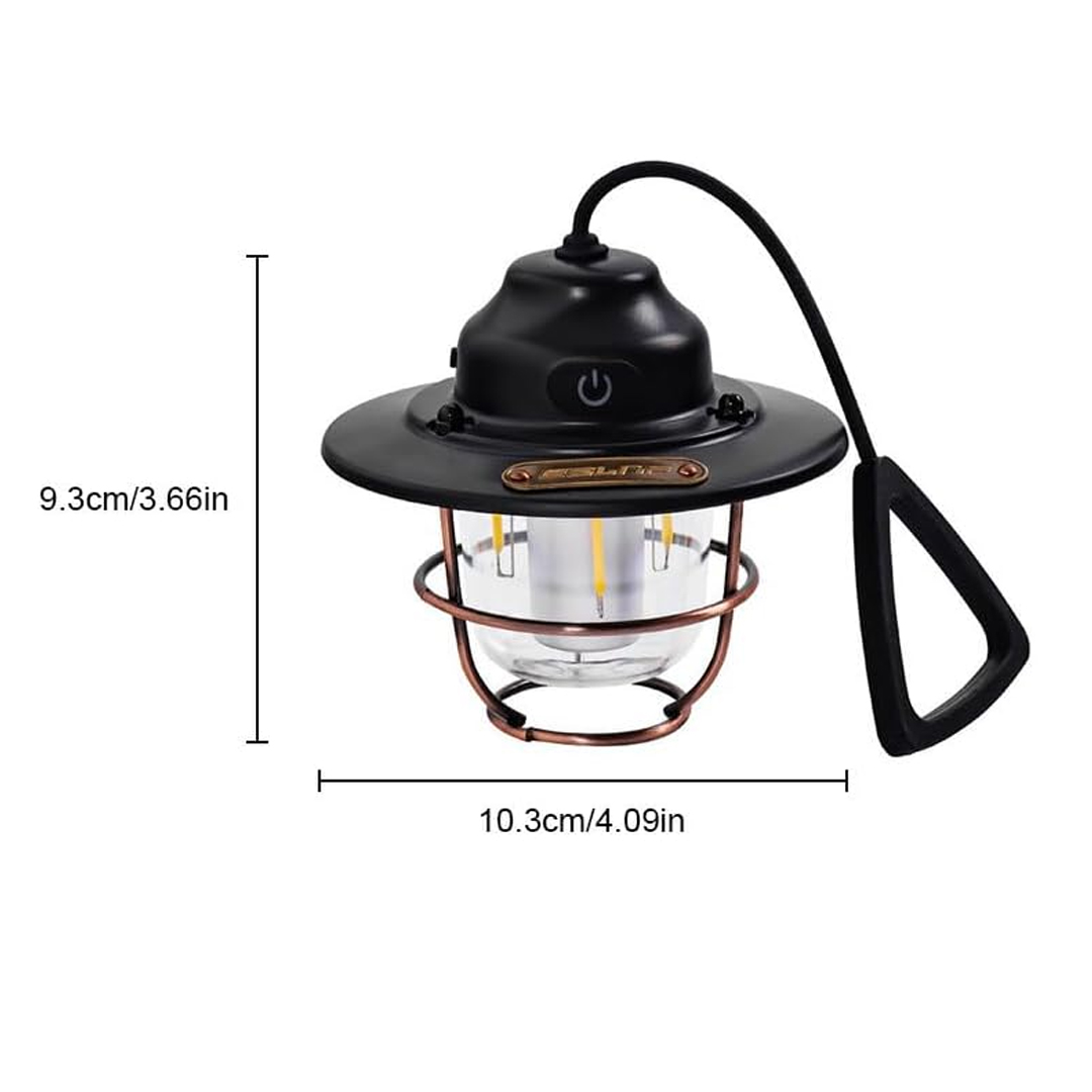 ŞARJLI KAMP LAMBASI FİLAMENT LED AMPÜL (6 FARKLI AYDINLATMA MODU) LK-003A