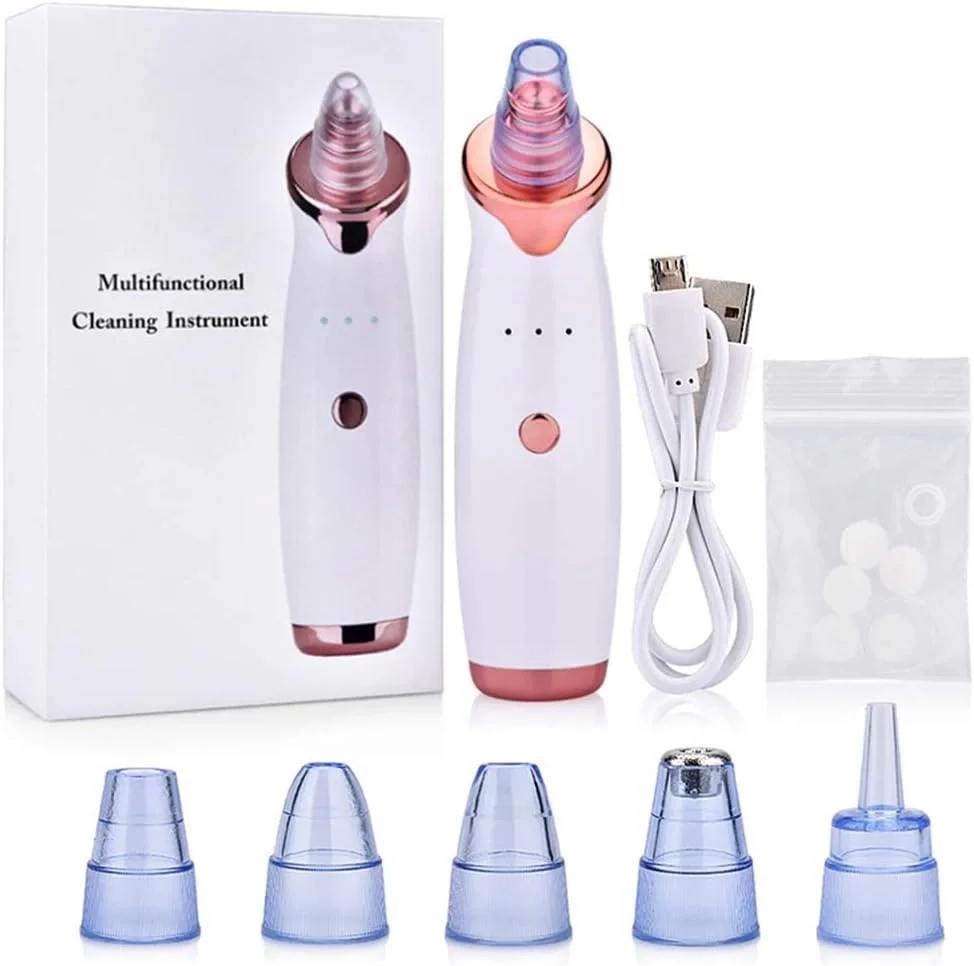 Şarjlı Siyah Nokta Temizleme Cihazı 5 Başlıklı