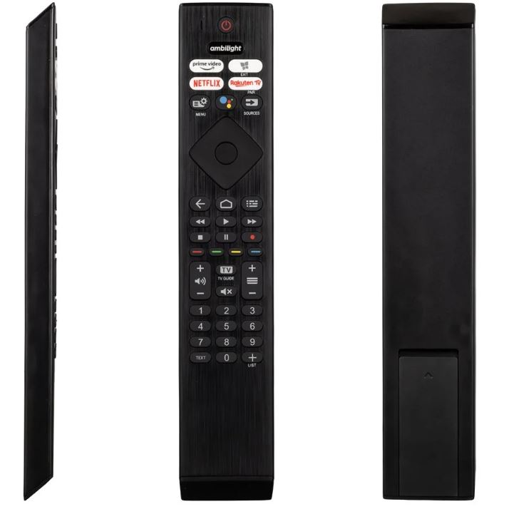 SES KOMUTSUZ PHILIPS PH-V4 NETFLIX-RAKUTEN TV-PRIME VIDEO TUŞLU LCD LED TV KUMANDA