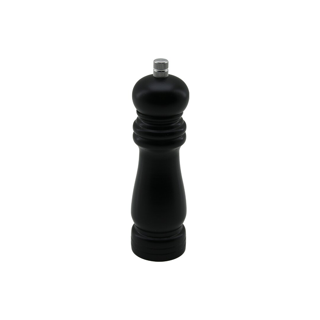 SİYAH AHŞAP  KÜÇÜK= ÇAP: 4.5CM - UZUNLUK: 15.5CM TUZ - BAHARAT ÖĞÜTÜCÜ