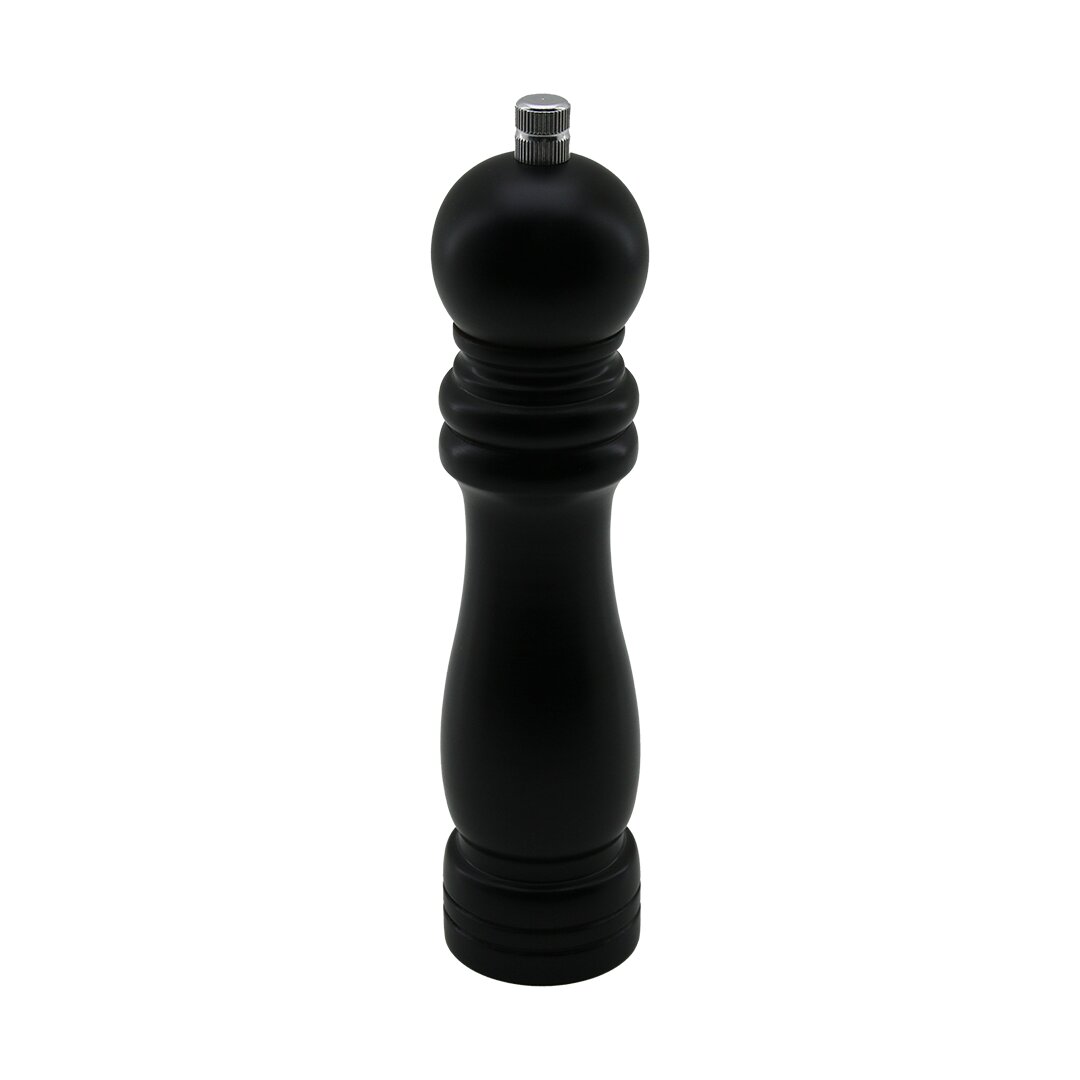 SİYAH AHŞAP  BÜYÜK= ÇAP: 4.5CM - UZUNLUK: 19.5CM TUZ - BAHARAT ÖĞÜTÜCÜ