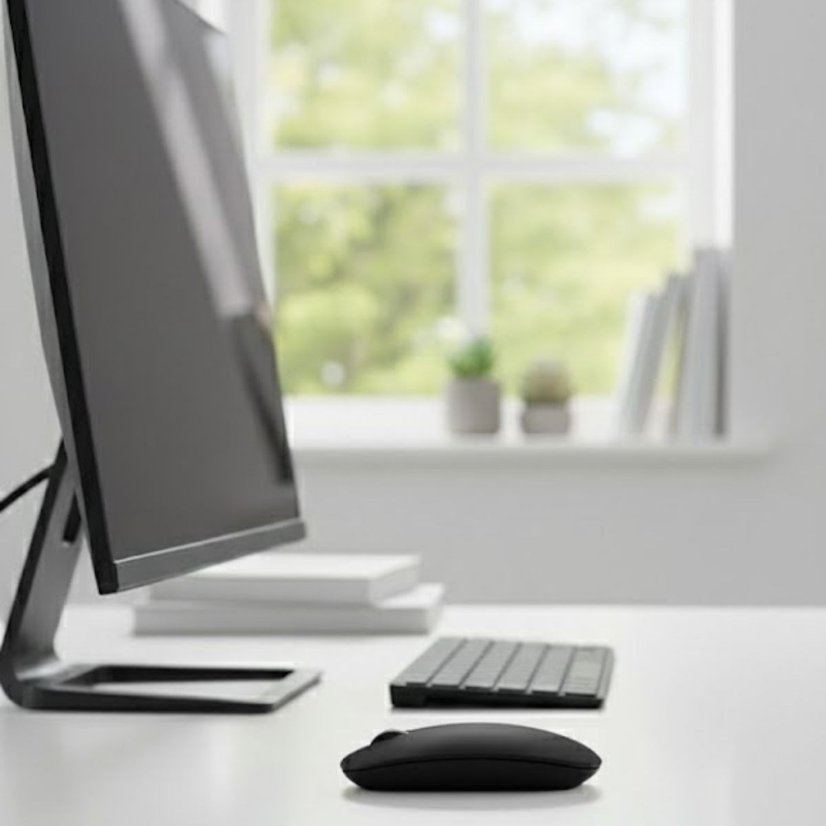 Siyah Renkli Ergonomik Sessiz Kablosuz Mouse – USB Alıcılı, Ofis ve Oyun İçin Konforlu Bilgisayar Faresi MS6310