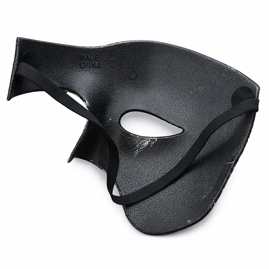 Siyah Yarım Erkek Maske – Phantom Parti &amp;amp; Balo Maskesi