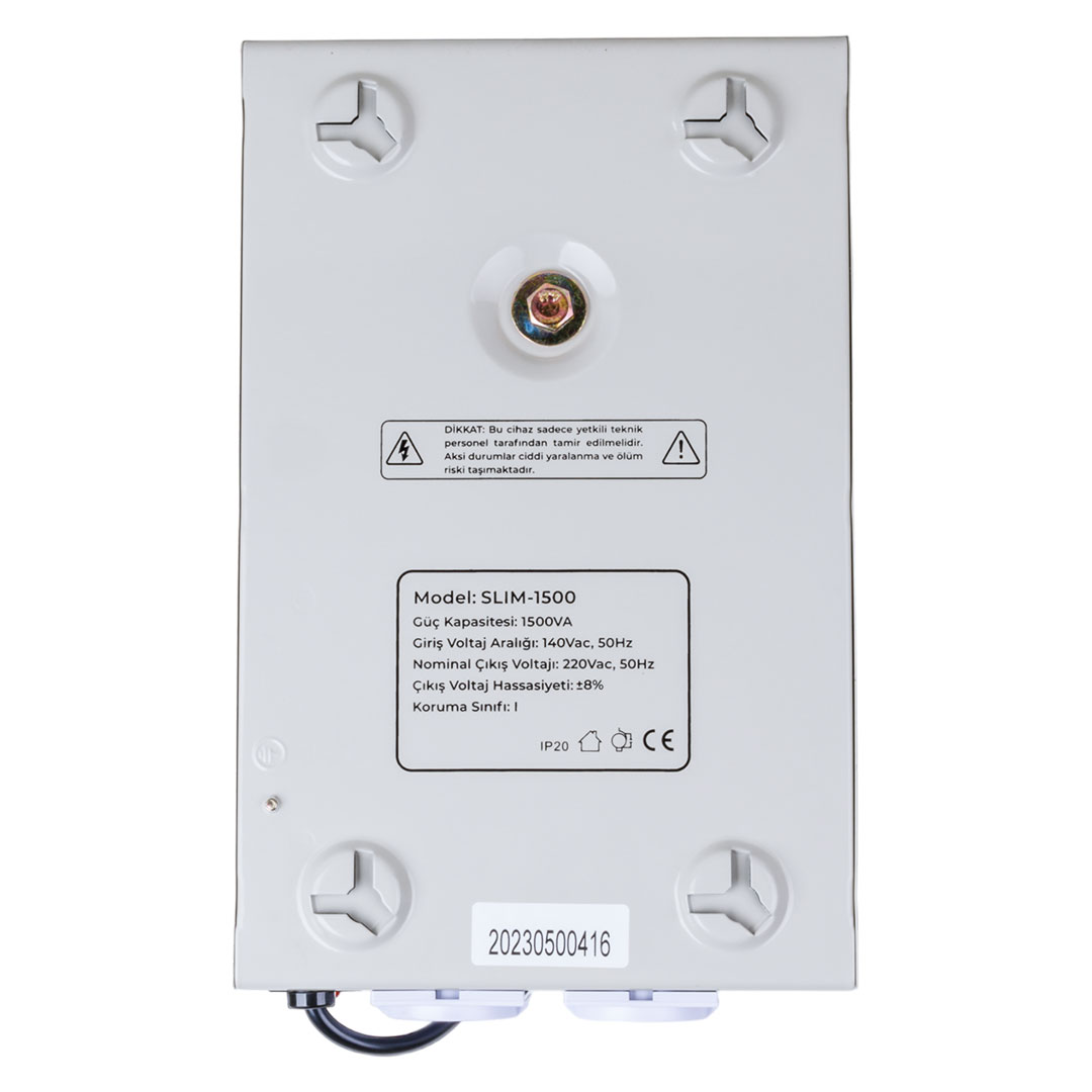 SLIM-1500 OTOMATİK 900 WATT 1500VA VOLTAJ REGÜLATÖRÜ