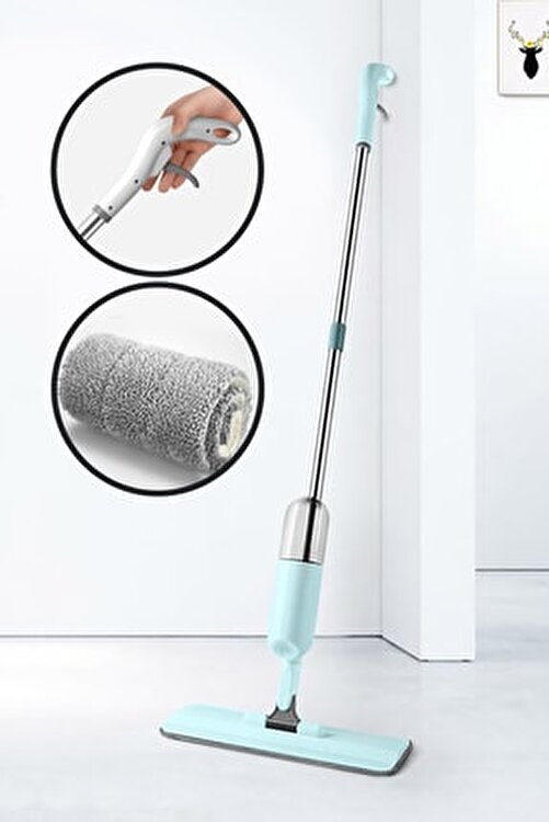 Sprey Mop Temizlik Seti  1 Yedek Mop Bez