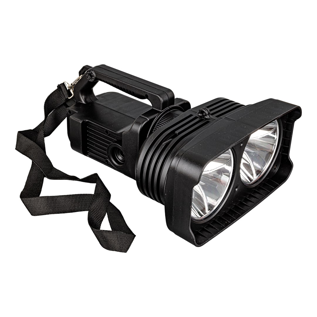 SÜPER PARLAK PİLLİ - ŞARJLI - 4 FARKLI MOD SEÇENEKLİ BATTAL BOY EL FENERİ W5123