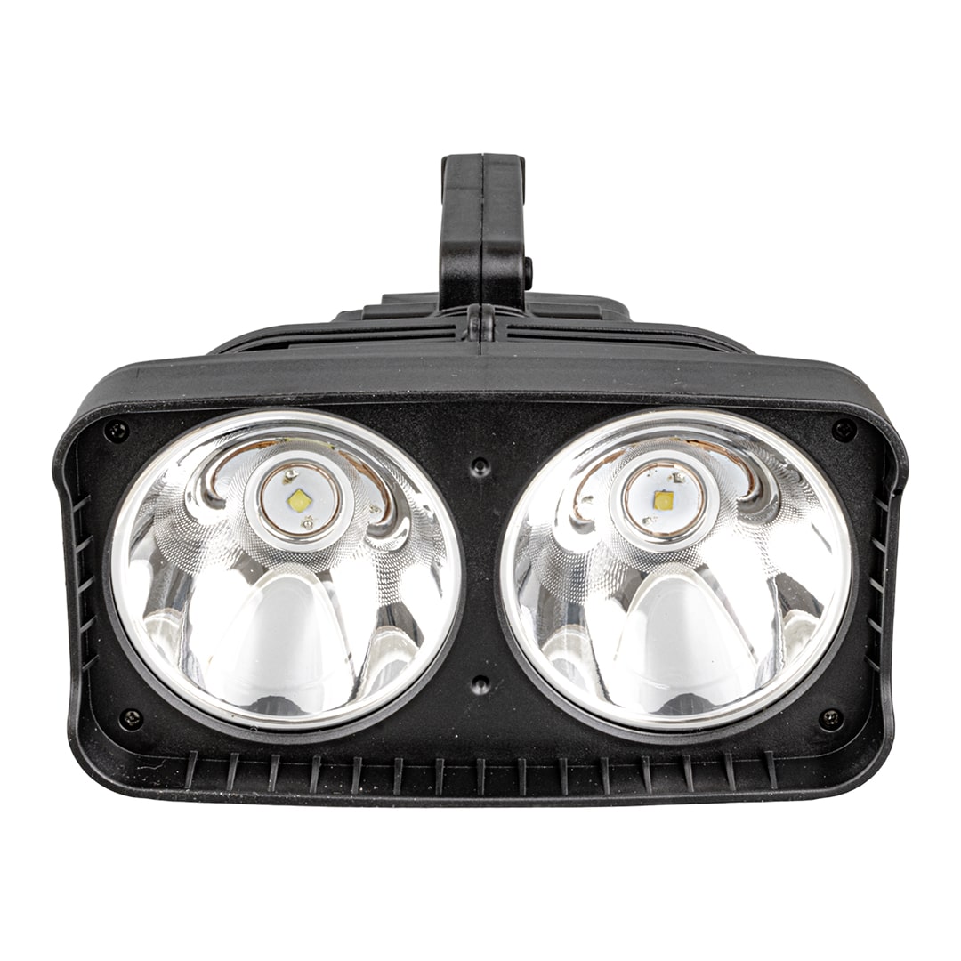 SÜPER PARLAK PİLLİ - ŞARJLI - 4 FARKLI MOD SEÇENEKLİ BATTAL BOY EL FENERİ W5123