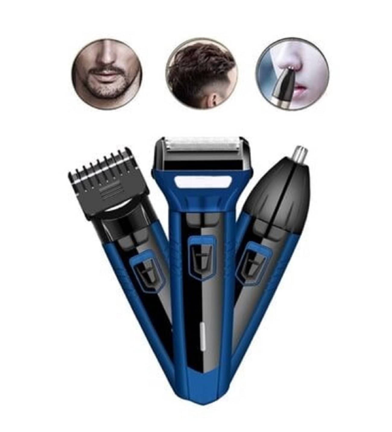 Tıraş Makinesi Saç Sakal Kesme Makinesi 3in1