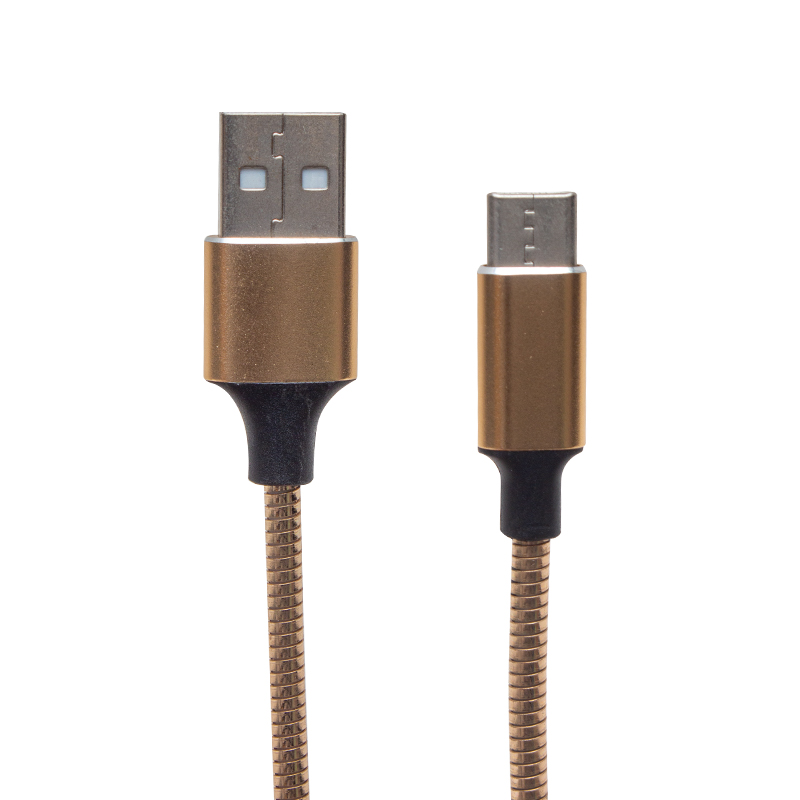 TYPE-C 1 METRE METAL ÖRGÜLÜ DATA VE ŞARJ KABLOSU