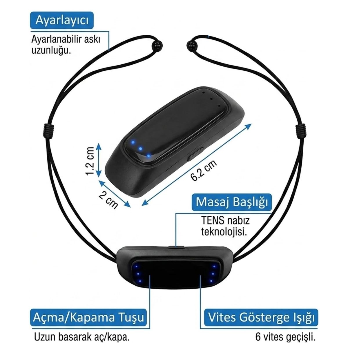 Ultrasonik Horlama Önleyici Cihaz – Uyku Kalitesi Artırıcı Elektrikli Uyku Apnesi Destekleyici Sessiz Uyku Aparatı