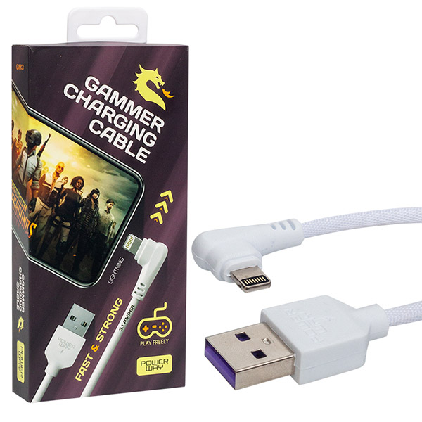 USB 3.1 AMPER ÖRGÜLÜ IPHONE GAMİNG OYUNCU KABLOSU