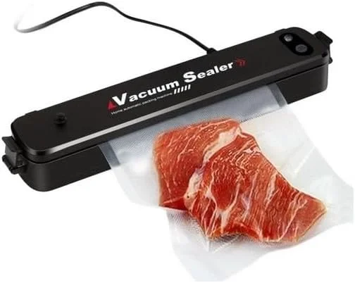 Vacuum Sealer Ev Tipi Vakumlama ve Yapıştırma Makinesi + 10 Adet Vakum Poşeti