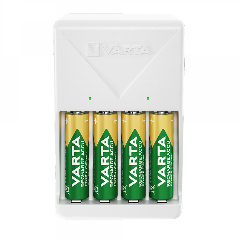 VARTA 4XAA 2100 MAH PİLLİ BEYAZ PLUG PİL ŞARJ CİHAZI