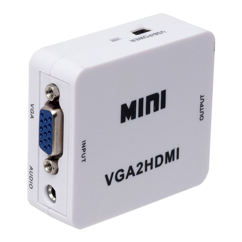 VGA TO HDMI SES ÇIKIŞLI MİNİ MODEL DÖNÜŞTÜRÜCÜ