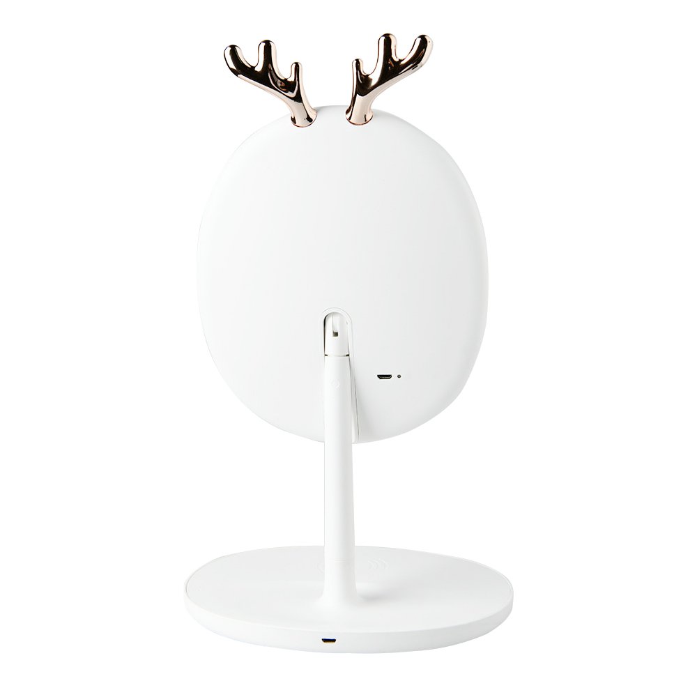 WIRELESS ŞARJ ÖZELLİKLİ LEDLİ MAKYAJ AYNASI