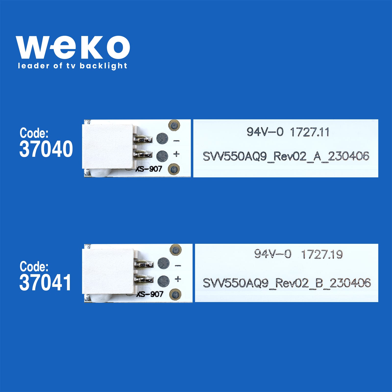 WKSET-6305 37040X6 37041X3 JL.D55061330-078AS-M_V01 /  078HS-M_V01  9 ADET LED BAR