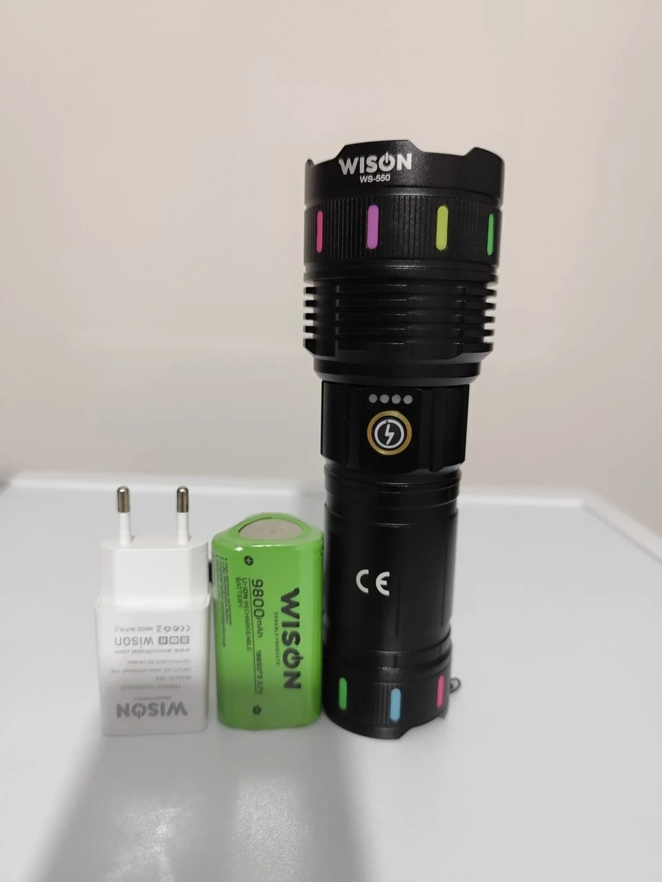 Ws-550 30w 3000 Lümen Zoomlu Profosyonel El Feneri