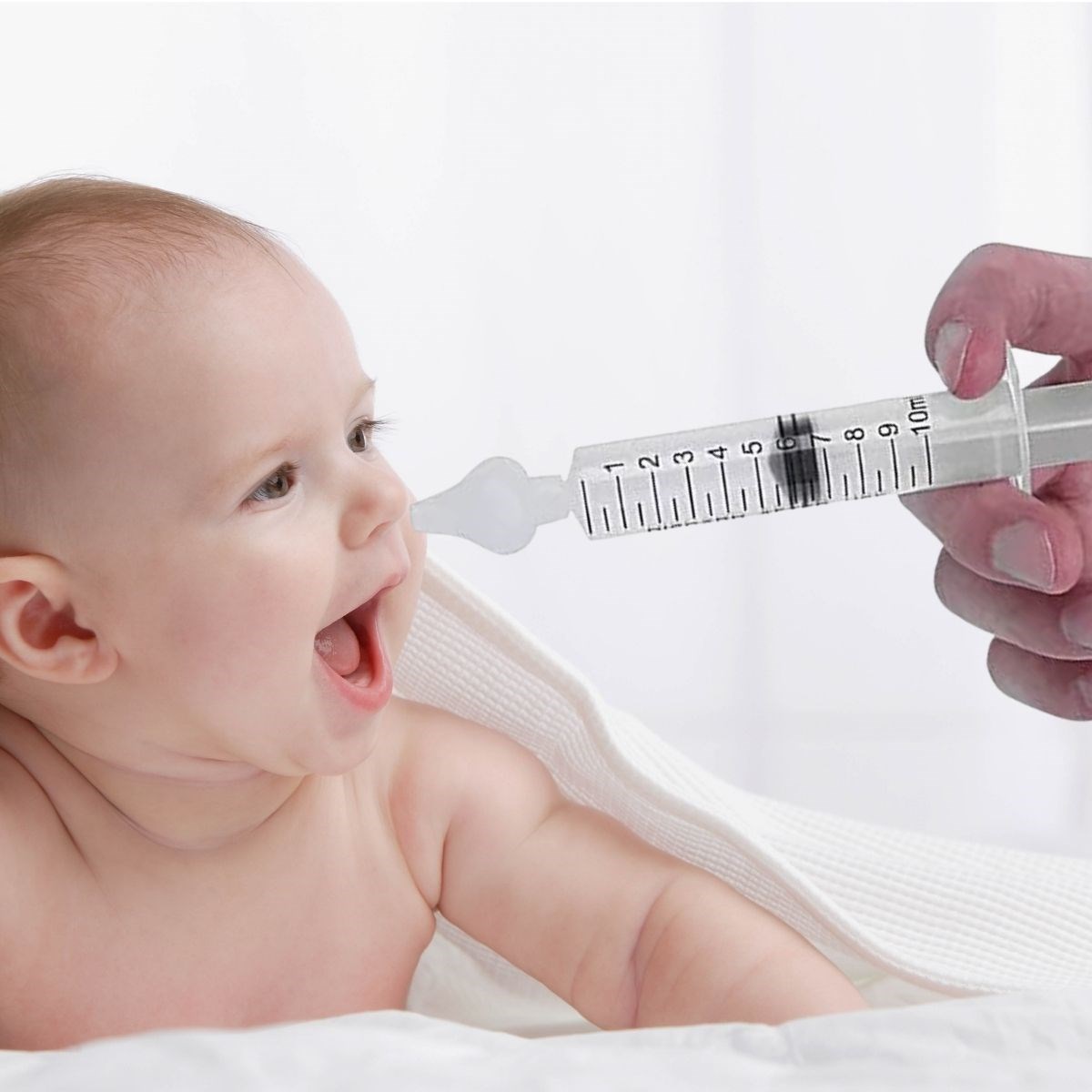 Yeniden Kullanılabilir, Manuel Burun Temizleyici 10ml Kapasiteli Burun Açıcı Şırınga