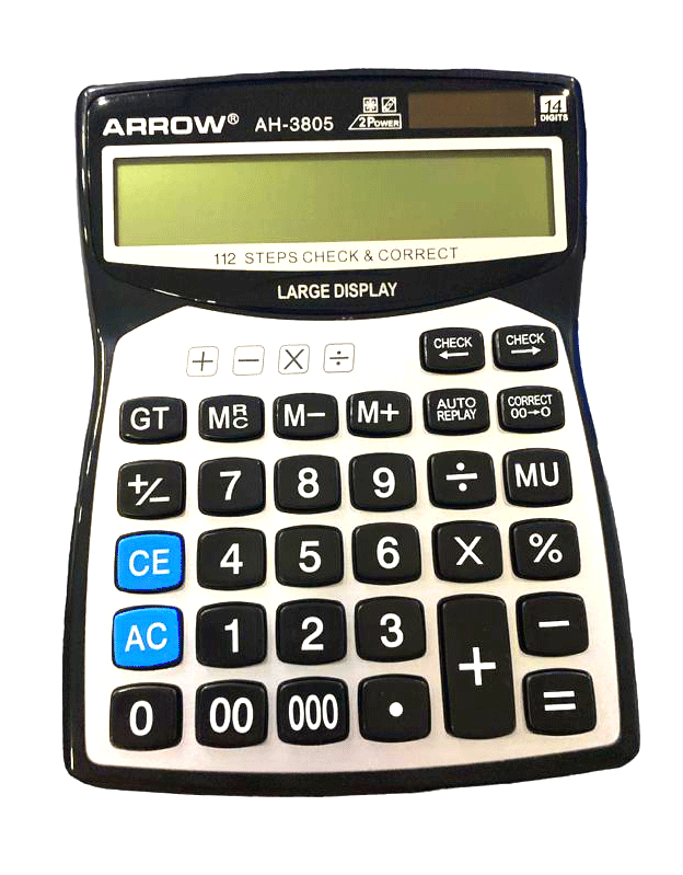 14 HANELİ HESAP MAKİNESİ