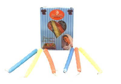 20  ADET  GELİN KALIN DOĞUM GÜNÜ MUM